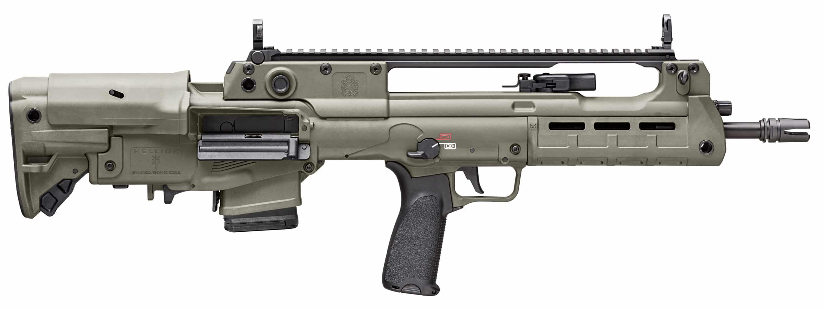 Springfield Armory Hellion 5.56 NATO 16 inch OD Green bullpup rifle Gear Up package