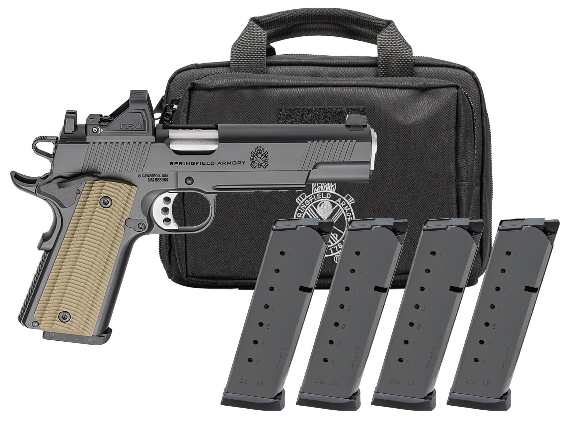 Springfield Armory 1911 Operator AOS 9mm with Viridian RFX11 and G10 grips