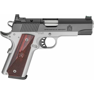 Springfield Armory Ronin 1911 AOS 9mm 4.25in two-tone blued slide satin aluminum frame