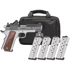 Springfield Armory 1911 Ronin AOS .45 ACP 4.25in with Viridian RFX11 and four magazines
