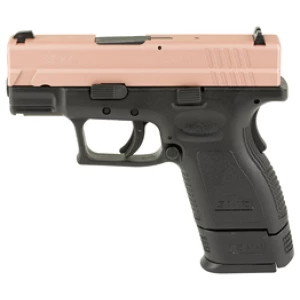 Springfield Armory XD9 DEF 9mm 3 inch sub-compact pistol in rose gold Cerakote with two magazines