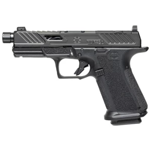 Shadow Systems MR920 ELTE 9mm compact pistol, black, optics-ready, threaded fluted barrel