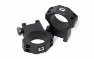 Steiner Optics T Series 30mm Low scope rings, black, Picatinny fit