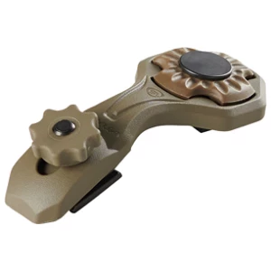 Streamlight Sidewinder High Offset ARC Mount in Coyote, polymer helmet adapter