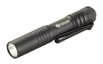Streamlight MicroStream compact black LED pocket flashlight powered by one AAA battery