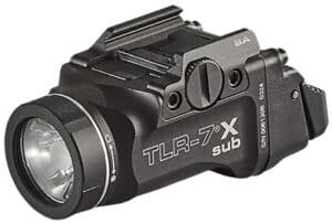 Streamlight TLR-7 X Sub USB weapon light, 500 lumens, black anodized