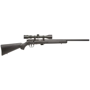 Savage Mark II FVXP .22 LR bolt-action rifle with fixed black synthetic stock