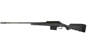 Savage 110 Long Range Hunter .338 Lapua Magnum 26-inch matte black rifle with gray AccuStock