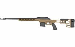 Savage 110 Precision .308 rifle 20-inch barrel MDT LSS XL chassis Flat Dark Earth