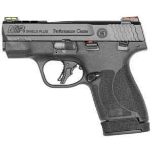 Smith & Wesson Performance Center M&P Shield Plus 9mm 3.1-inch ported pistol with EDC kit and two magazines, matte black