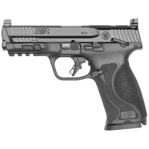 Smith & Wesson M&P9 M2.0 full-size 9mm pistol, 4.25-inch barrel, matte black, optic-ready