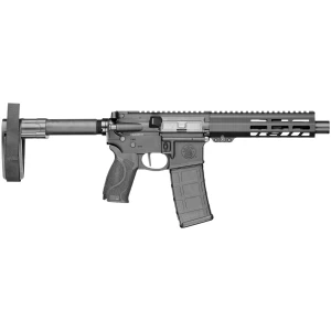 Smith & Wesson M&P15 pistol .223/5.56 with fixed arm brace and 30-round magazine