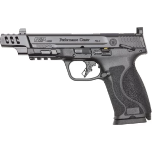 Smith & Wesson Performance Center M&P M2.0 pistol with 5.6 inch ported barrel, black frame and tall night sights