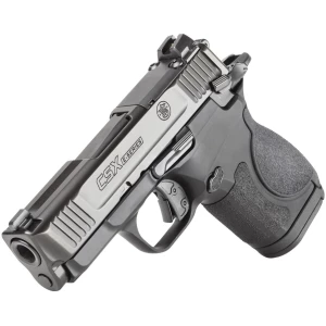Smith & Wesson CSX E-Series 9mm 3.1in black pistol with thumb safety