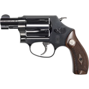Smith & Wesson Model 36 Classic .38 Special 1.88in blued revolver with checkered wood grips