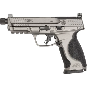 Smith & Wesson M&P9 M2.0 Metal 9mm 4.625-inch threaded barrel Tungsten Gray optic-ready