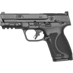Smith & Wesson M&P9 M2.0 Compact 9mm pistol, 4-inch barrel, black, optic-ready
