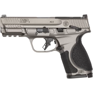 Smith & Wesson M&P9 M2.0 Metal Compact 9mm 4-inch gray pistol optic-ready