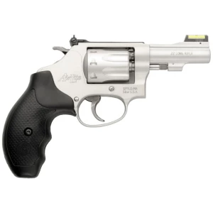 Smith & Wesson Model 317 AirLite 3-inch .22 LR revolver, stainless barrel, synthetic grip, Hi-Viz front sight
