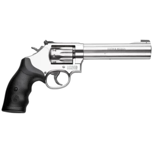 Smith & Wesson Model 617 stainless 6-inch .22 LR revolver with 10-round cylinder