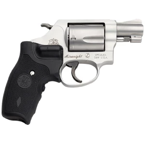 Smith & Wesson Model 637 Airweight .38 Special revolver with Crimson Trace Lasergrip