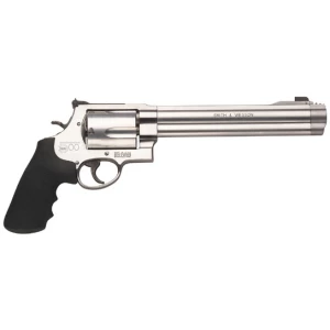 Smith & Wesson Model 500 stainless revolver, .500 S&W Magnum, 8.38 in barrel