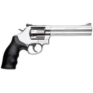 Smith & Wesson 686 Plus 6-inch stainless revolver, .357 Magnum, 7-round, rubber/synthetic grips