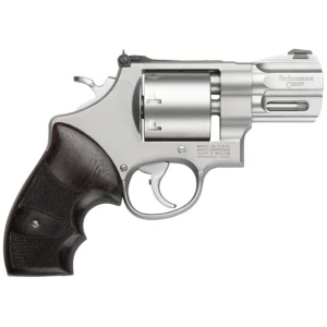 Smith & Wesson Performance Center Model 629 .44 Magnum stainless revolver with wood grips