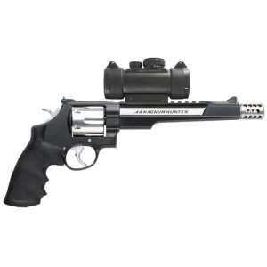 Smith & Wesson Performance Center 629 Hunter .44 Magnum 7.5in two-tone revolver with red/green dot optic