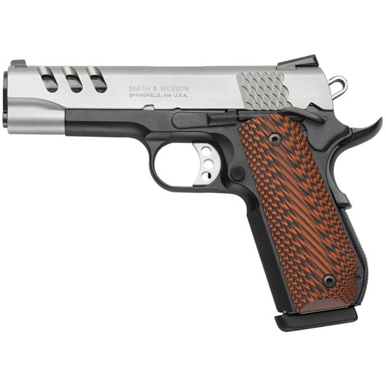 Smith & Wesson Performance Center SW1911 .45 ACP two-tone pistol with G10 grips