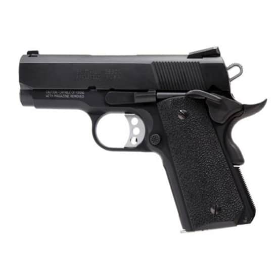 Smith & Wesson Performance Center SW1911 Pro Series subcompact 9mm pistol with 3-inch barrel in black finish