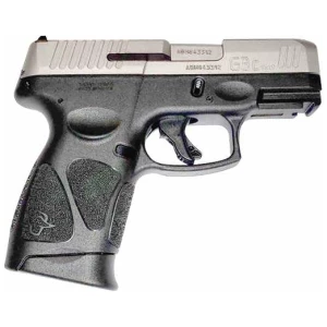 Taurus G3C 9mm compact pistol black polymer frame matte stainless slide three magazines