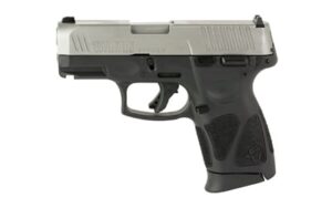 Taurus G3C .40 S&W compact pistol with stainless slide and black polymer frame