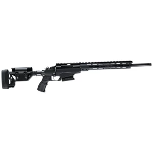 Tikka T3x TAC A1 .308 Winchester 24in rifle with black adjustable aluminum chassis and Picatinny rail