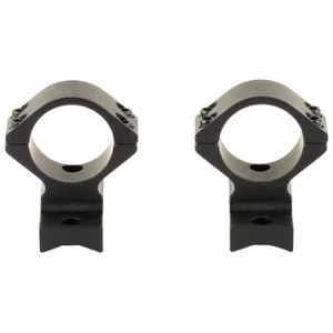 Talley lightweight two-piece scope rings and base for Savage round receiver, 1 inch high, matte black