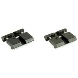 UTG MNTDT2PW01 dovetail-to-picatinny snap-on rail adaptors black 2-pack