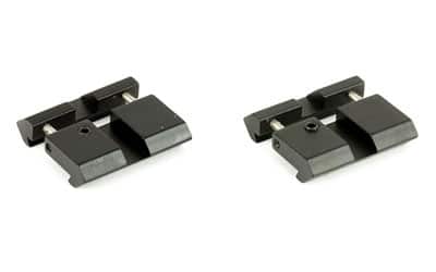UTG MNTDT2PW01 dovetail-to-picatinny snap-on rail adaptors black 2-pack