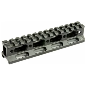 Leapers MTRSX1L matte black anodized aluminum Picatinny riser, 1 inch height, 13-slot