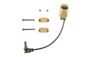 Unity Tactical AXON SL Streamlight 4.5" FDE remote switch mounted on Picatinny rail