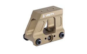 Unity Tactical FAST MRDS mount in Flat Dark Earth for micro red dot sights
