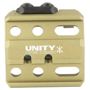 Unity Tactical Fusion Micro Hub 2.0 FDE modular light and laser mount in flat dark earth