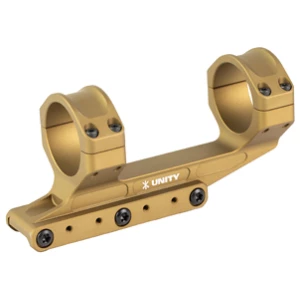 Unity Tactical REKE 35mm scope mount in Flat Dark Earth with 1.54-inch optical centerline