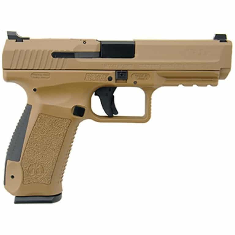 Canik TP9SA Mod.2 HG4863DN 9mm pistol in Flat Dark Earth with 4.46-inch barrel