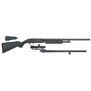 Mossberg 500 Field/Deer Combo 20ga with 26in vent-rib barrel, 24in rifled barrel and 2.5x20 Dead Ringer scope