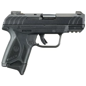 Ruger Security-9 Pro Compact 9mm pistol, black polymer frame, tritium night sights