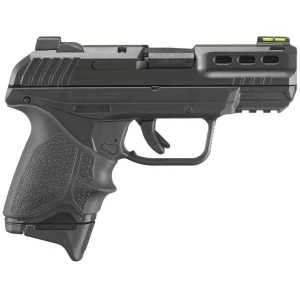 Ruger Security-380 .380 ACP pistol with 3.42in barrel and Hogue Beavertail HandALL grip sleeve