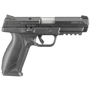 Ruger American Pistol Pro 9mm with Novak LoMount sights, 4.20-inch barrel and two 17-round magazines, black finish