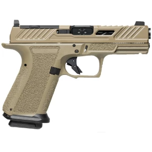 Shadow Systems MR920 Elite 9mm compact pistol 4" Flat Dark Earth with black slide