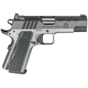 Springfield Armory 1911 Emissary 9mm 4.25 in bull barrel stainless frame blued slide
