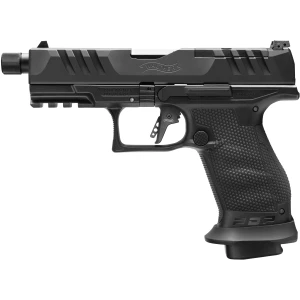 Walther PDP Compact Pro SD 9mm 4.6in threaded barrel pistol, black, optic-ready